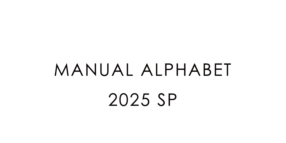 MANUAL ALPHABET 2025SP